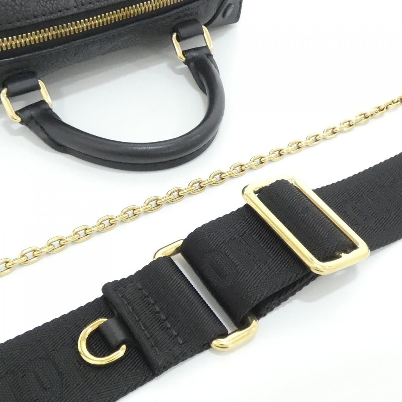 LOUIS VUITTON M45393 Handbag Monogram 黑色 Monogram 中古品A - 縮圖 4