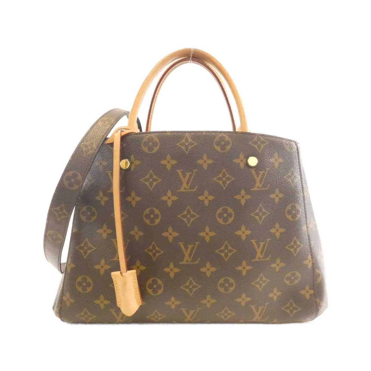 LOUIS VUITTON M41056 Handbag Monogram Black