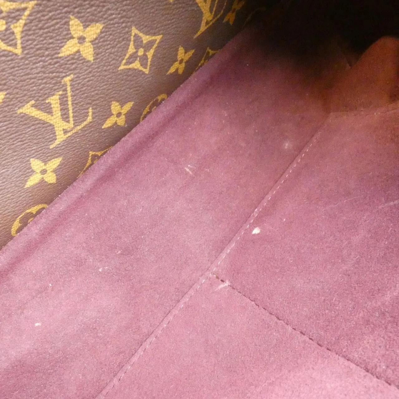 LOUIS VUITTON Montaigne M41056 Handbag Monogram 黑色 Monogram 中古品B - 縮圖 10