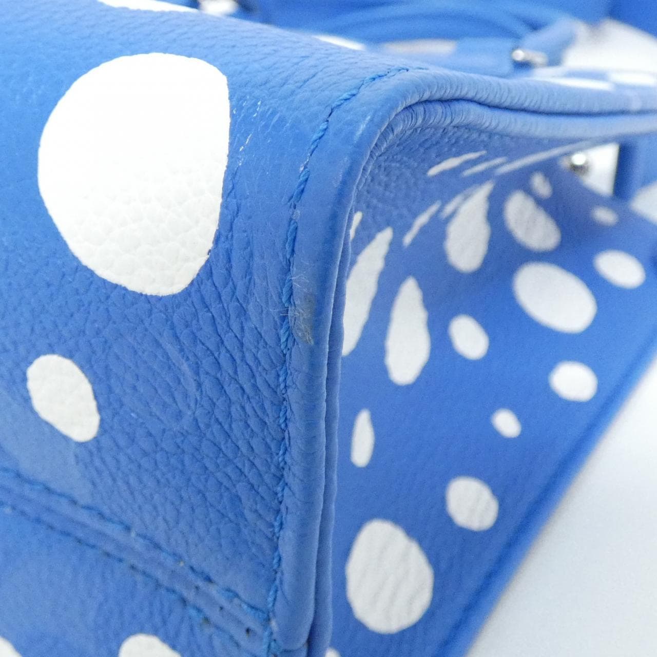 LOUIS VUITTON OnTheGo M46424 Handbag Monogram 藍色 Monogram 中古品A - 縮圖 2