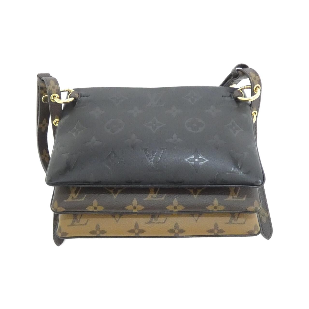 LOUIS VUITTON Pochette M45412 Shoulder Monogram 黑色 Monogram 中古品A - 縮圖 2