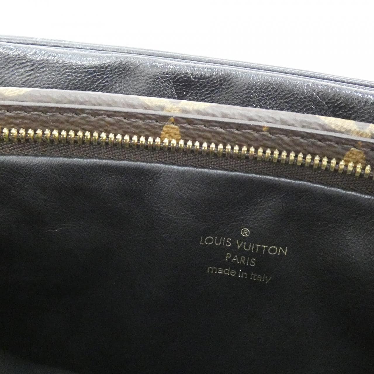 LOUIS VUITTON Pochette M45412 Shoulder Monogram 黑色 Monogram 中古品A - 縮圖 8