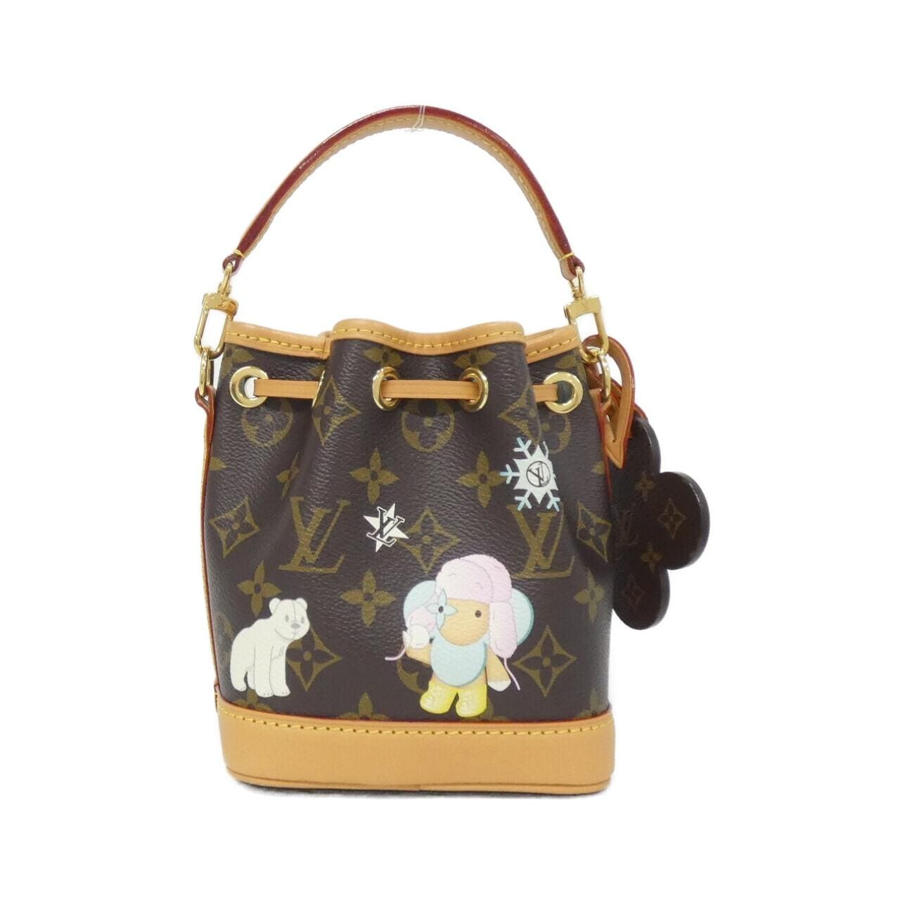 LOUIS VUITTON M12221 Shoulder Monogram 黑色 Monogram 中古品A - 縮圖 2