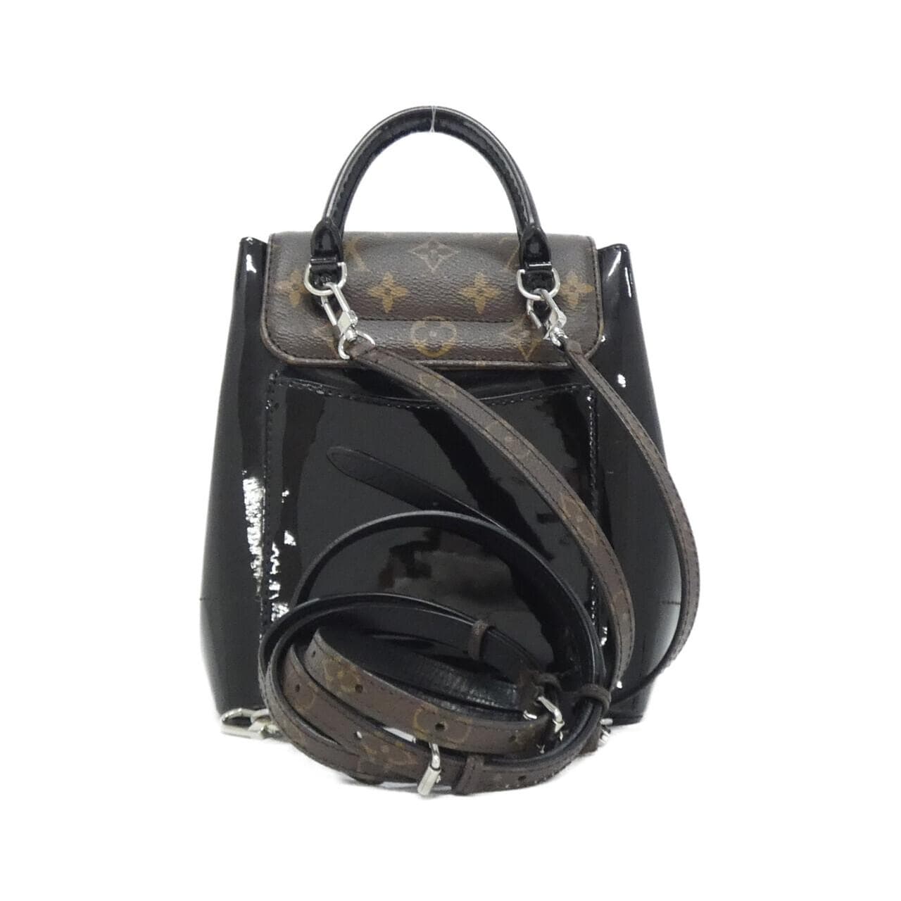 LOUIS VUITTON M55769 Backpack Monogram 黑色 Monogram 中古品A - 縮圖 2