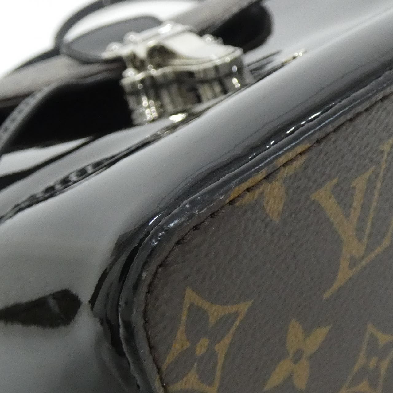 LOUIS VUITTON M55769 Backpack Monogram 黑色 Monogram 中古品A - 縮圖 3