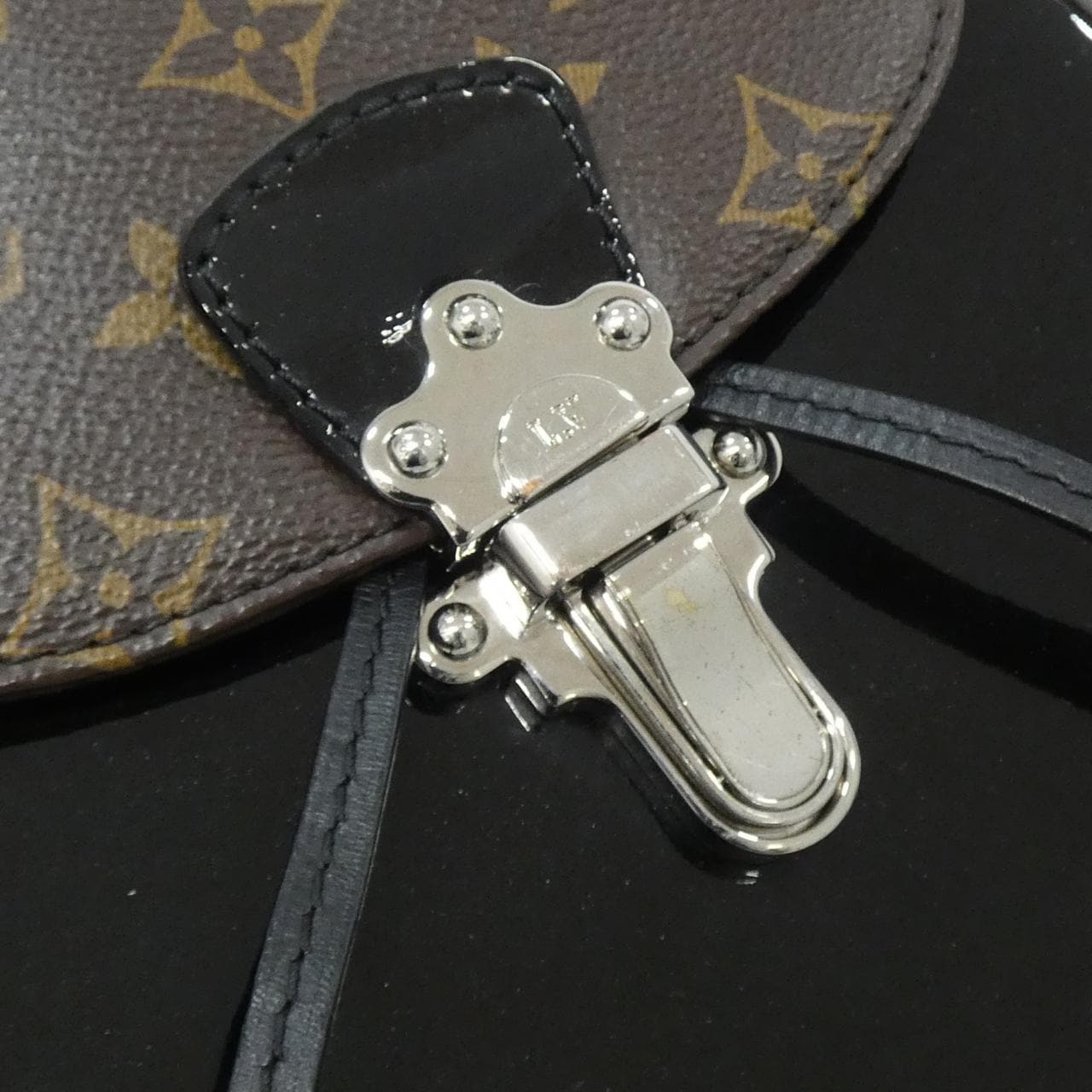 LOUIS VUITTON M55769 Backpack Monogram 黑色 Monogram 中古品A - 縮圖 4