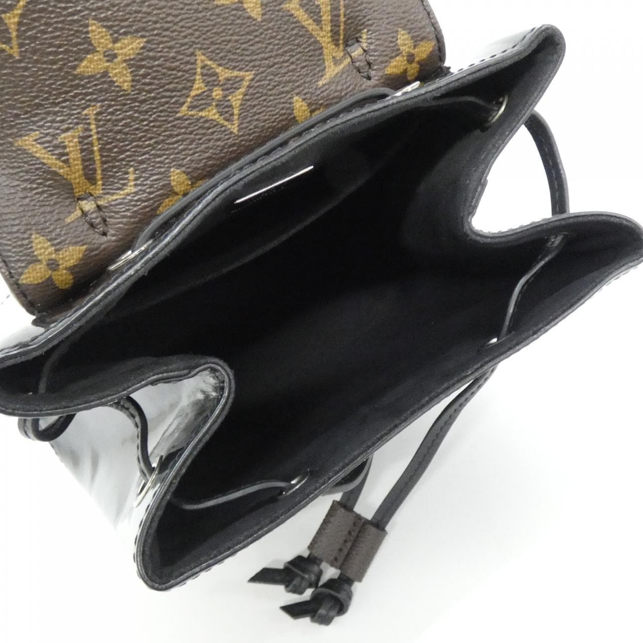 LOUIS VUITTON M55769 Backpack Monogram 黑色 Monogram 中古品A - 縮圖 6