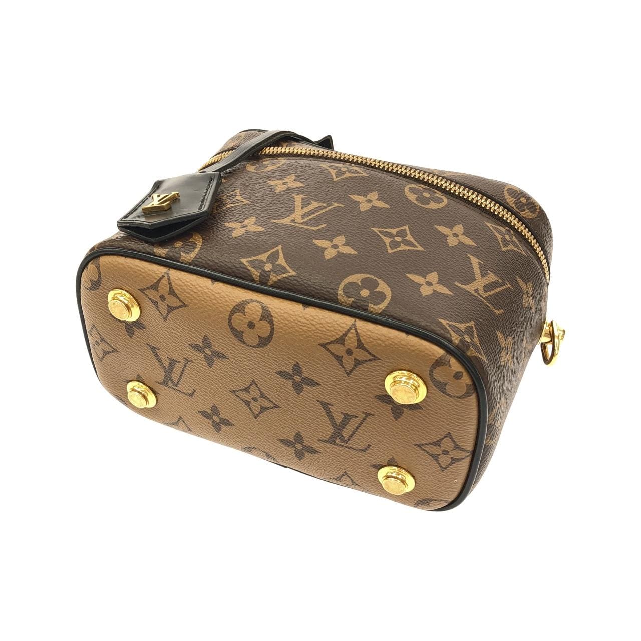 LOUIS VUITTON M45165 Handbag Monogram 黑色 Monogram 中古品A - 縮圖 3