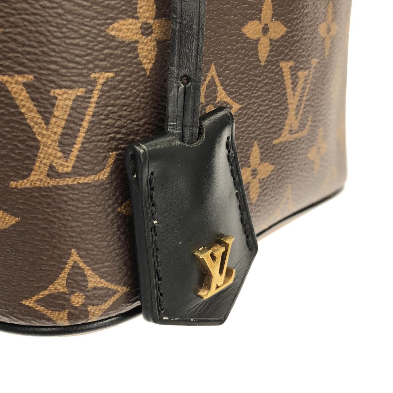 LOUIS VUITTON M45165 Handbag Monogram 黑色 Monogram 中古品A - 縮圖 4