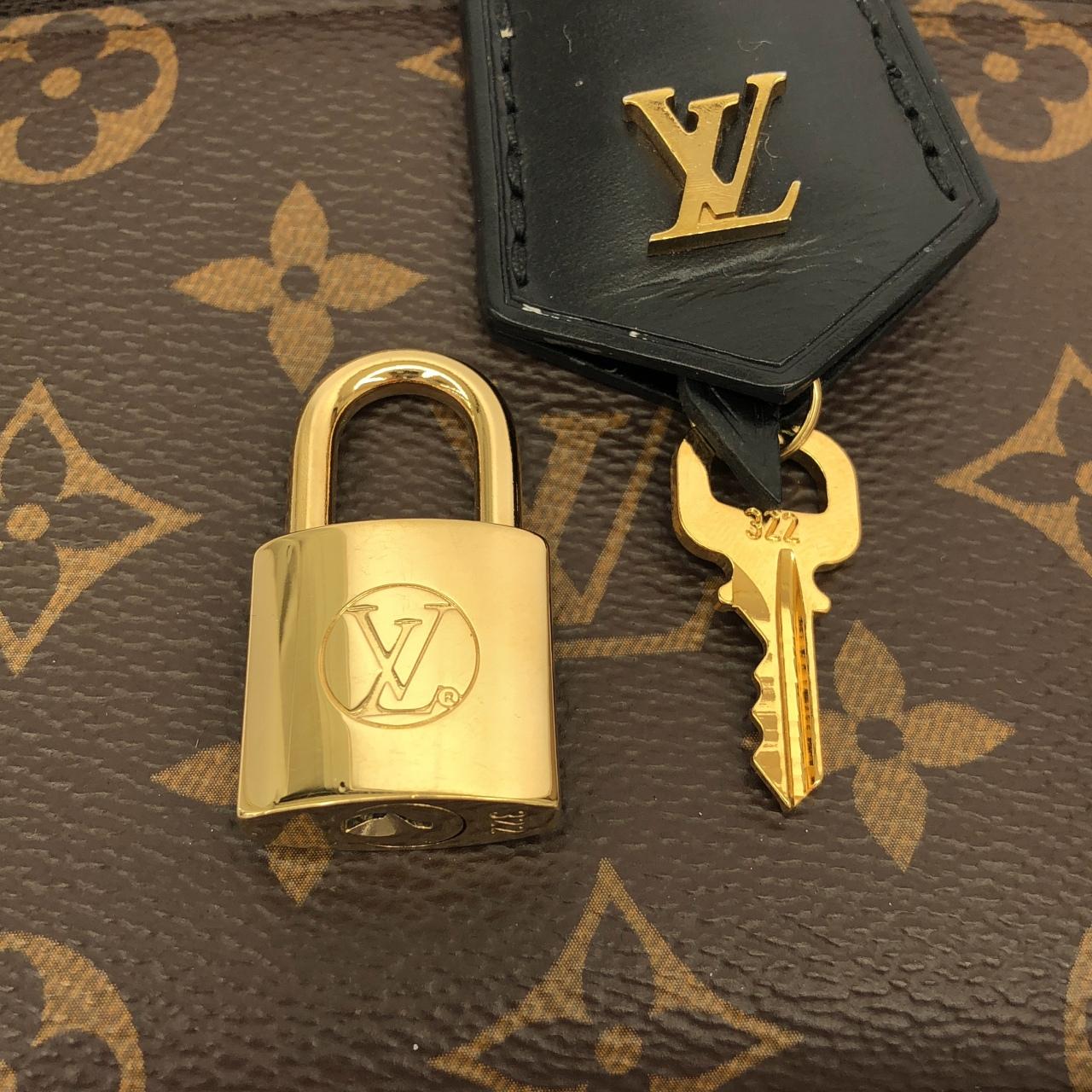 LOUIS VUITTON M45165 Handbag Monogram 黑色 Monogram 中古品A - 縮圖 8