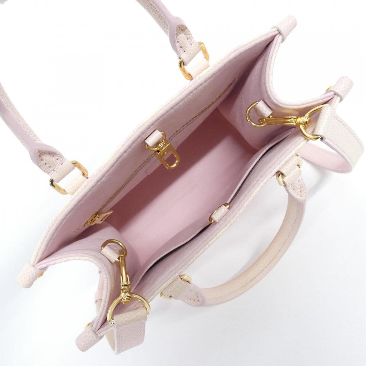 LOUIS VUITTON OnTheGo M46168 Handbag Monogram Pink Monogram - Thumbnail 5