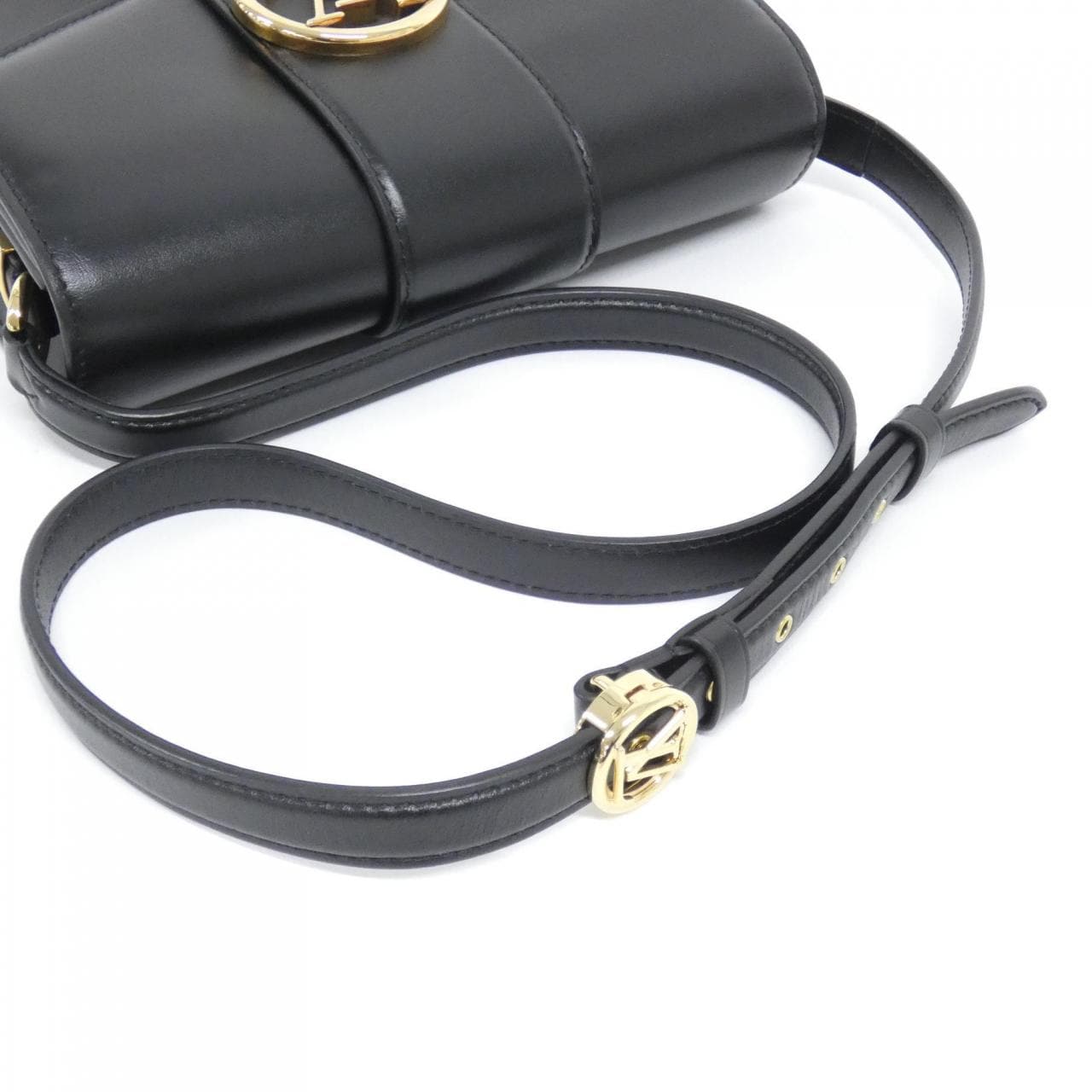 LOUIS VUITTON Pont-Neuf M55948 Shoulder 黑色 中古品A - 縮圖 7