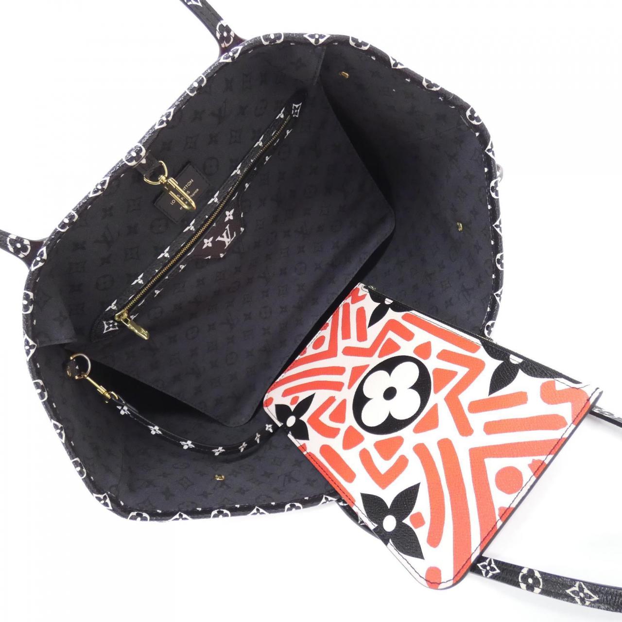 LOUIS VUITTON Neverfull M56583 Tote Canvas Rouge 帆布 中古品A - 縮圖 6