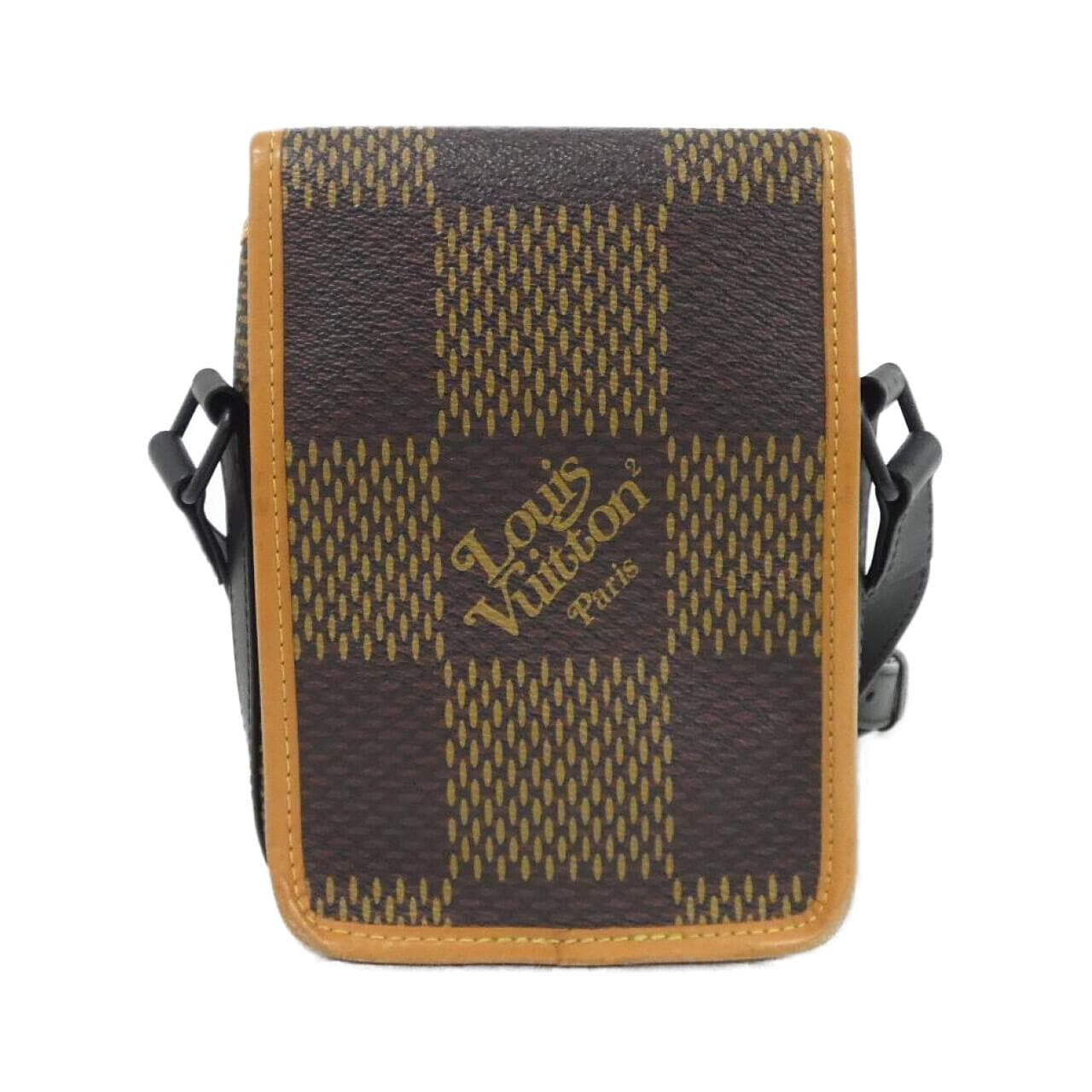 LOUIS VUITTON N40357 Shoulder Bag Damier 黑色 Damier 中古品B - 縮圖 2