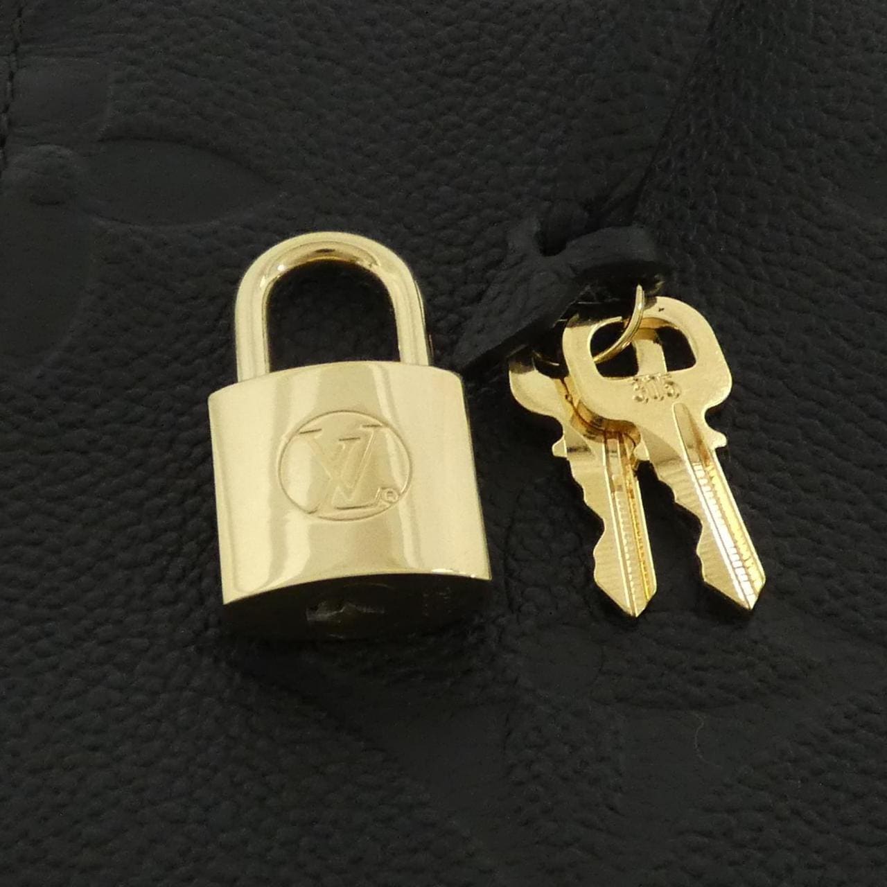 LOUIS VUITTON M45598 Handbag Monogram 黑色 Monogram 中古品A - 縮圖 5