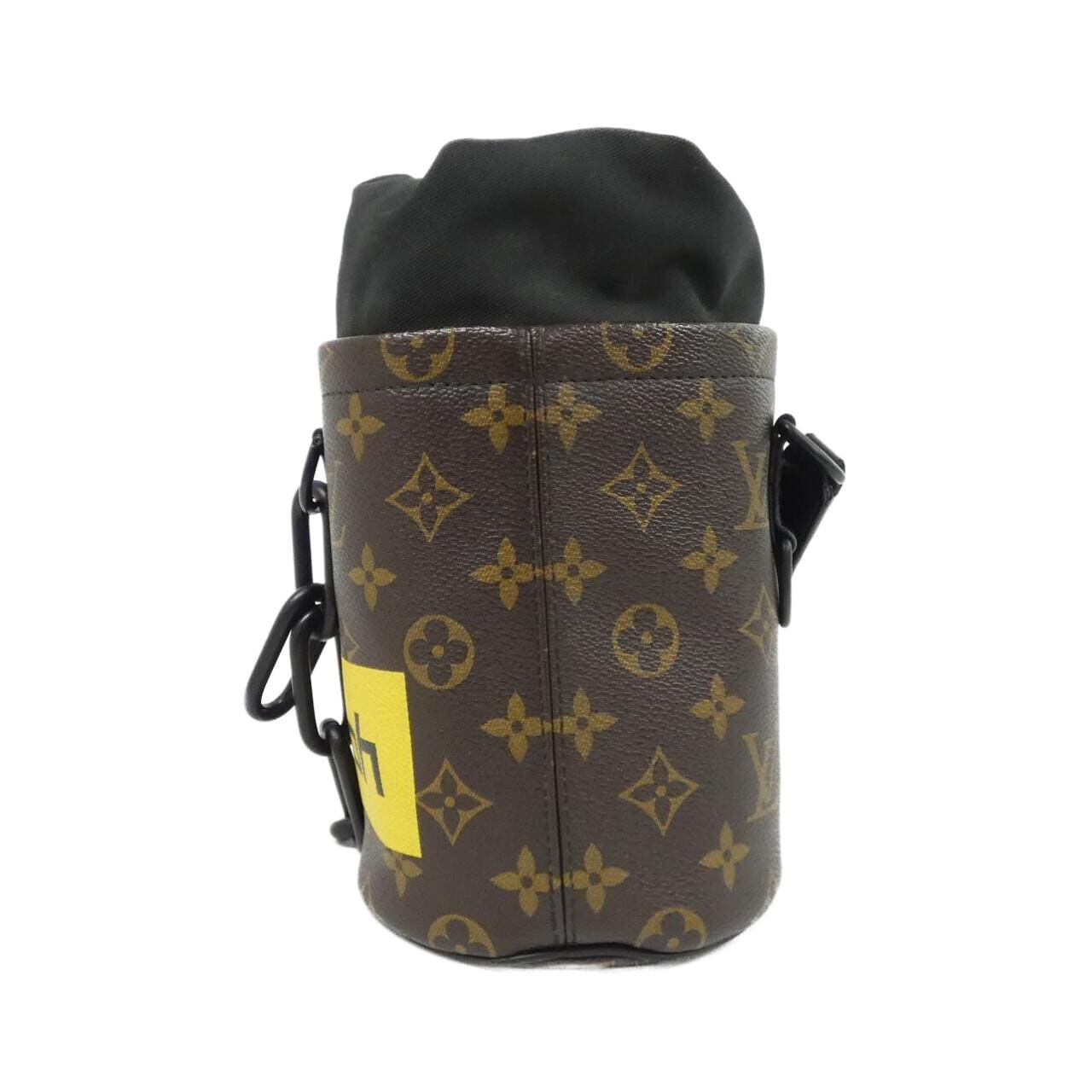 LOUIS VUITTON Shoulder Bag Canvas 黑色 帆布 中古品A - 縮圖 2