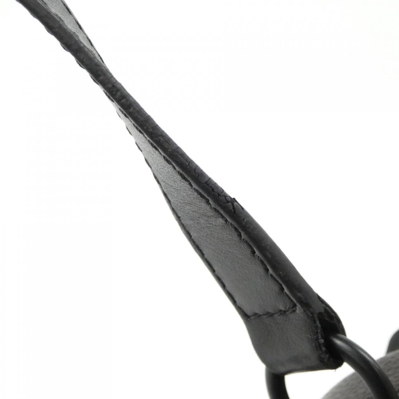 LOUIS VUITTON Shoulder Bag Canvas 黑色 帆布 中古品A - 縮圖 9