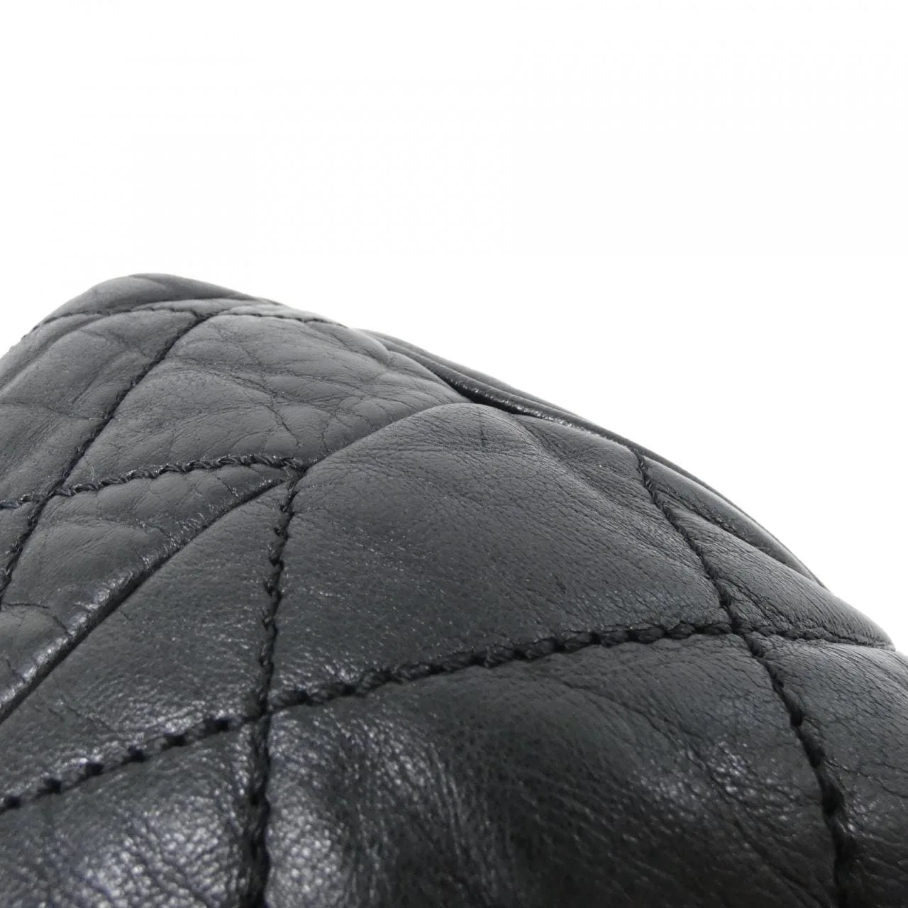 CHANEL Shoulder Lambskin Black Lambskin - Thumbnail 3