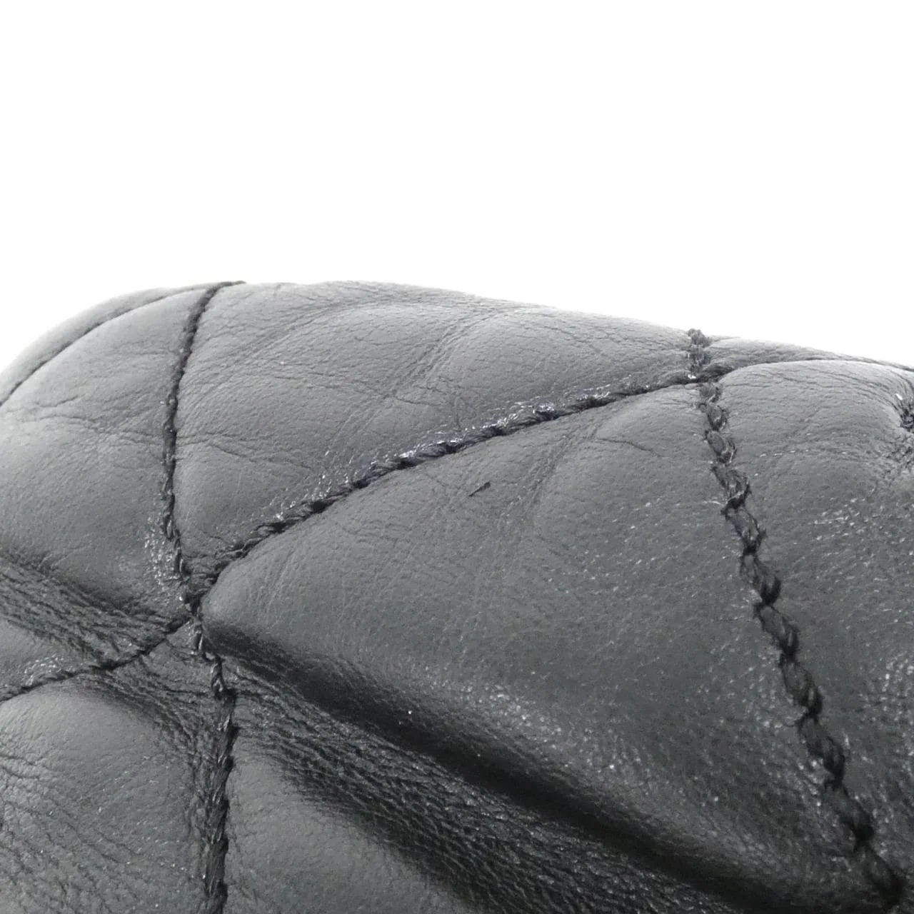 CHANEL Shoulder Lambskin Black Lambskin - Thumbnail 4