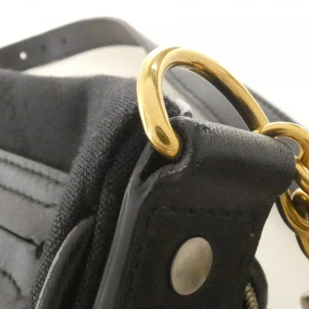 BALENCIAGA 551550 9P412 Shoulder Cotton 黑色 Cotton 中古品B - 縮圖 5