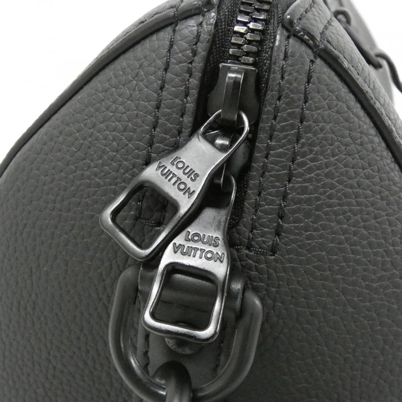 LOUIS VUITTON Keepall M57417 Shoulder Damier 黑色 Damier 中古品A - 縮圖 5