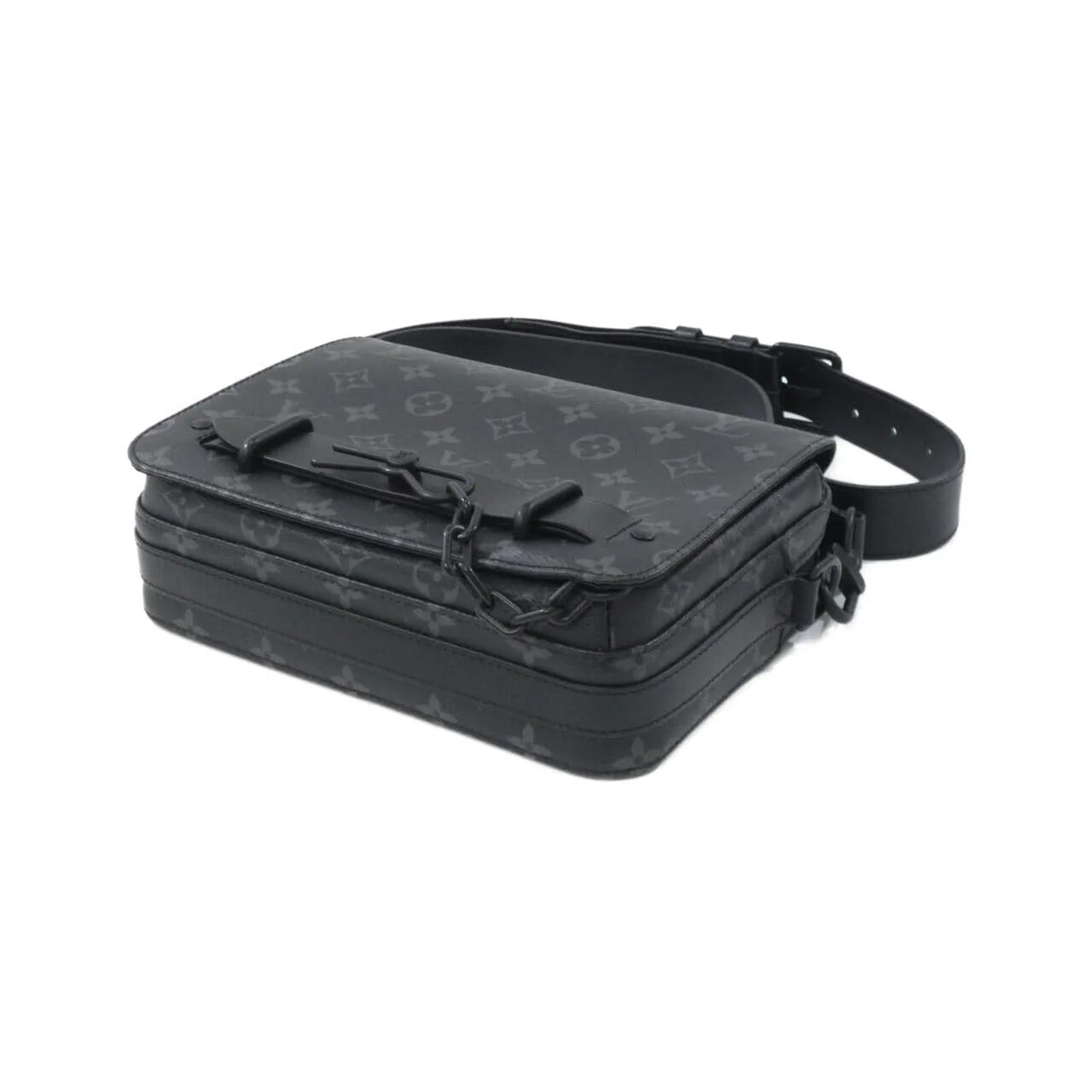 LOUIS VUITTON Steamer M45585 Shoulder Monogram Black Monogram Rank A - Thumbnail 3