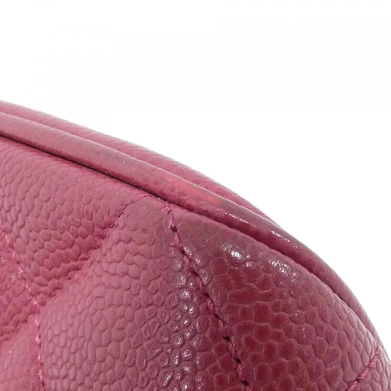 CHANEL Matelasse 1804 Handbag Grained Calfskin Pink Grained Calfskin Rank A - Thumbnail 4