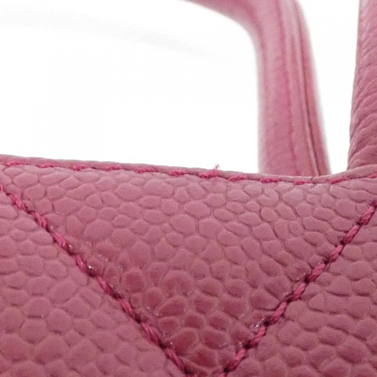 CHANEL Matelasse 1804 Handbag Grained Calfskin Pink Grained Calfskin Rank A - Thumbnail 6