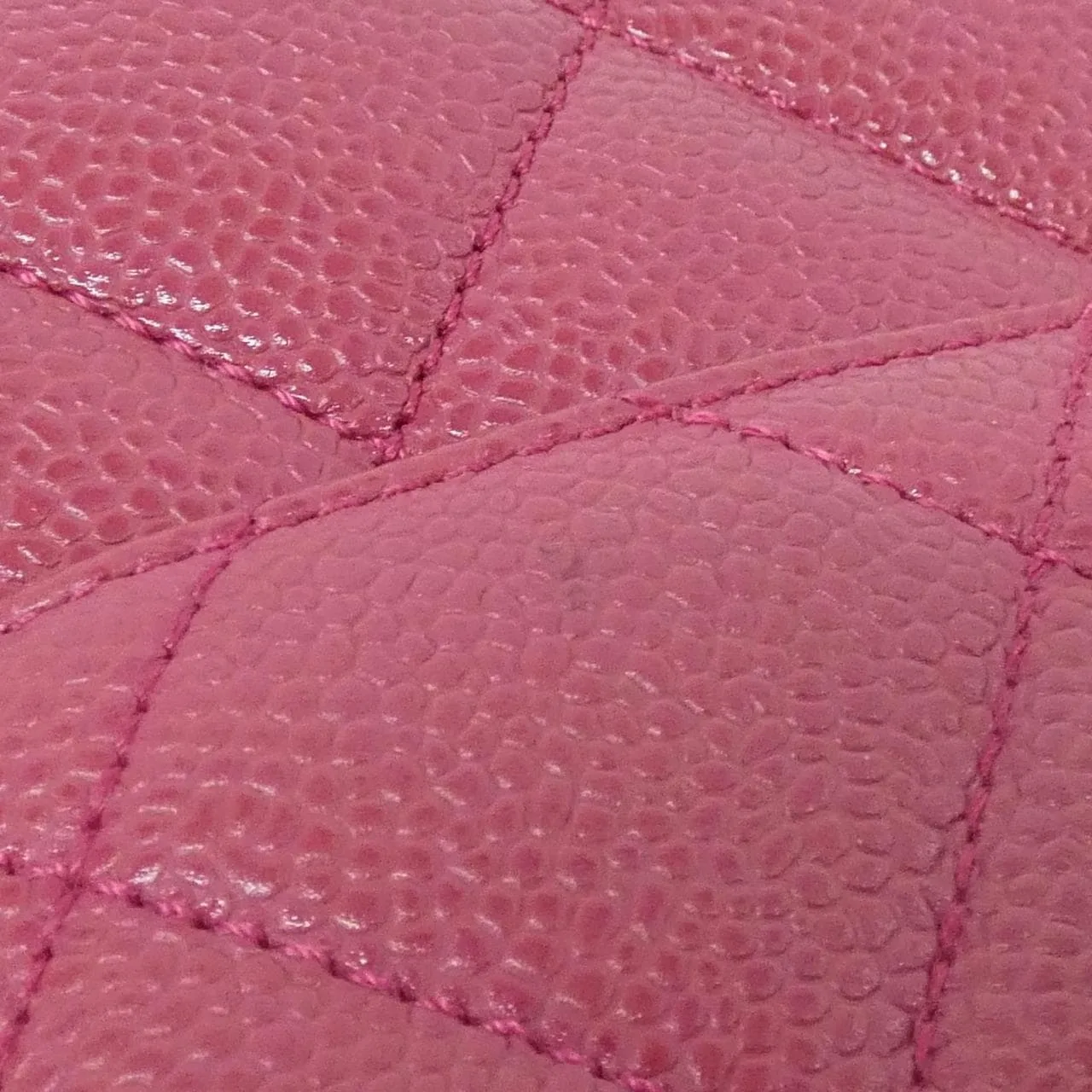 CHANEL Matelasse 1804 Handbag Grained Calfskin Pink Grained Calfskin Rank A - Thumbnail 7