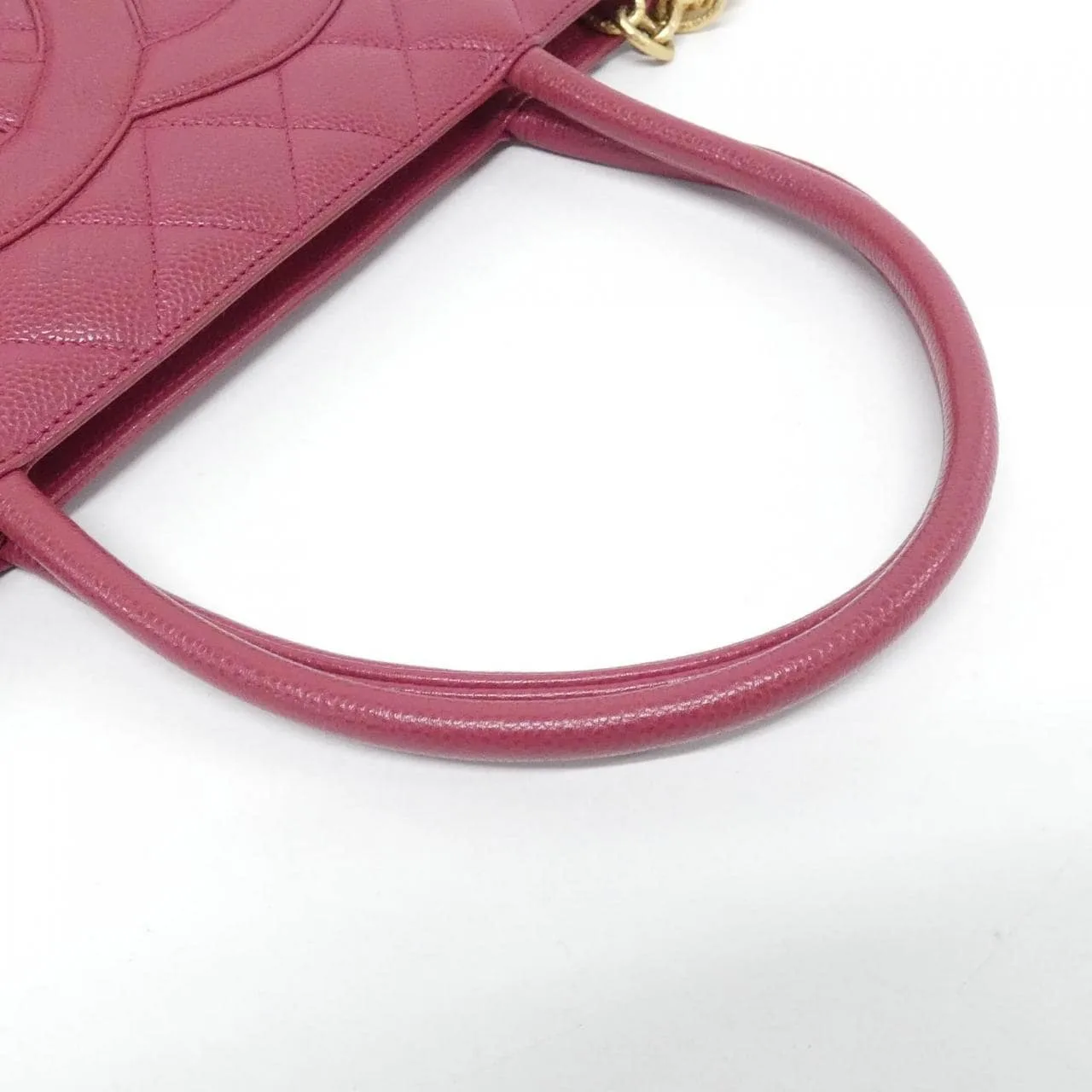 CHANEL Matelasse 1804 Handbag Grained Calfskin Pink Grained Calfskin Rank A - Thumbnail 8