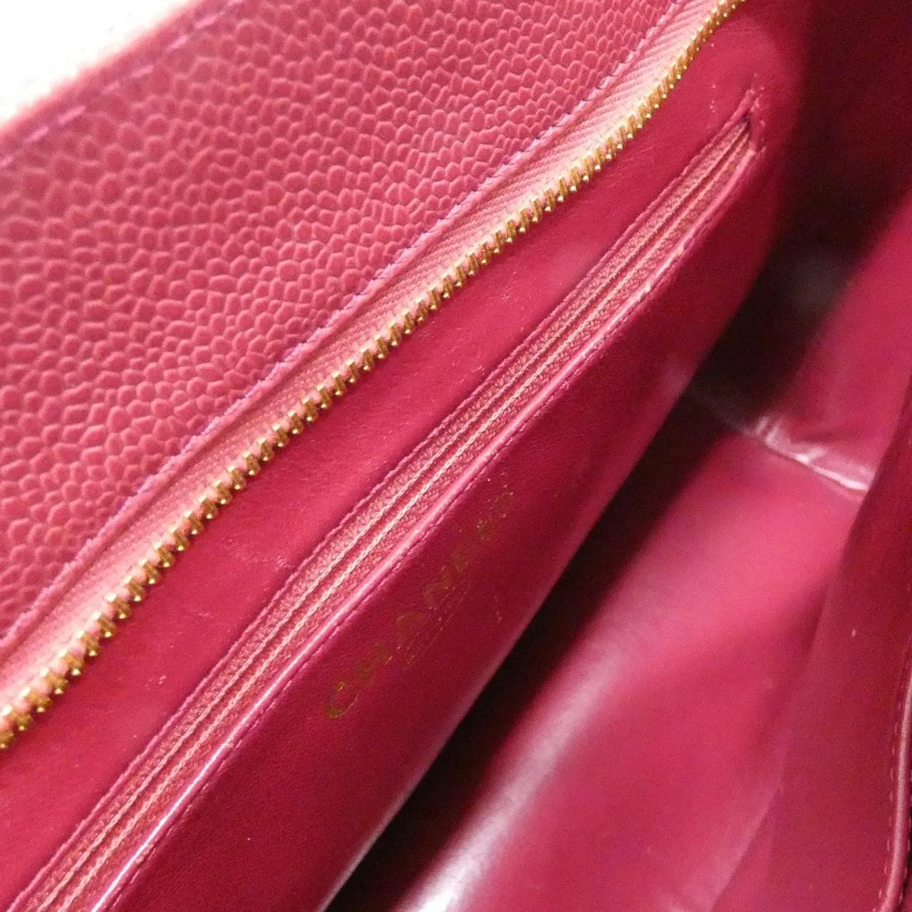 CHANEL Matelasse 1804 Handbag Grained Calfskin Pink Grained Calfskin Rank A - Thumbnail 10