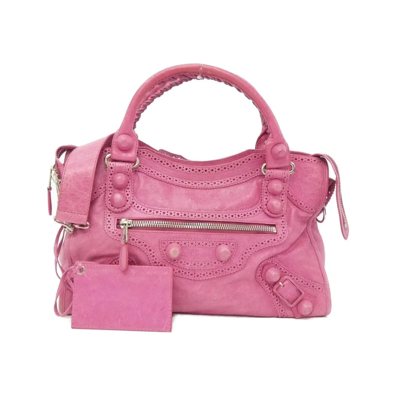 BALENCIAGA Le City 204529 D94J2 Handbag Leather Black