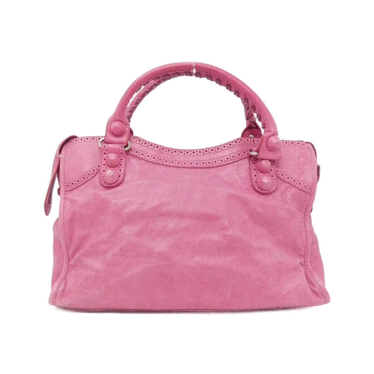 BALENCIAGA Le City 204529 D94J2 Handbag Leather 黑色 皮革 中古品B - 縮圖 2