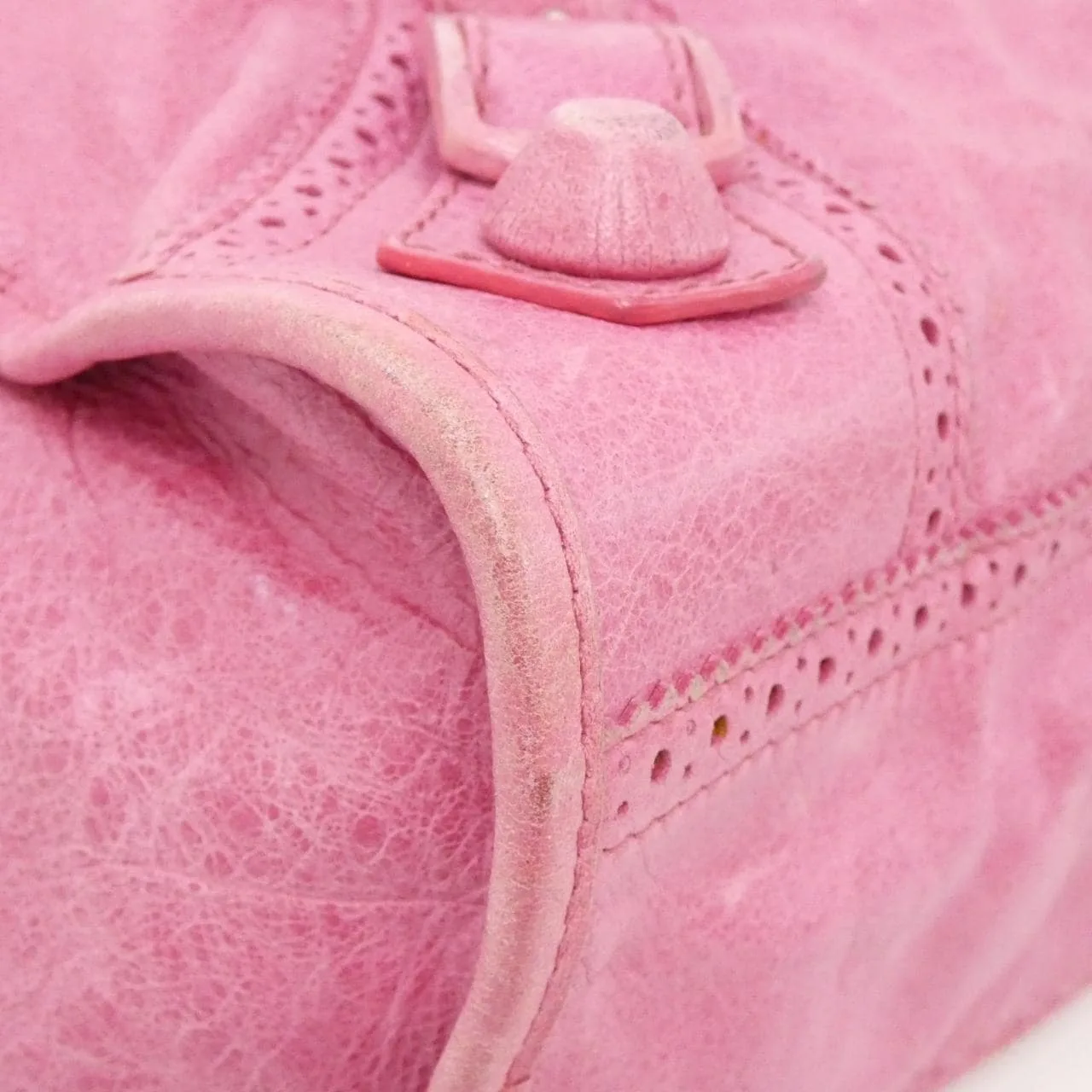 BALENCIAGA Le City 204529 D94J2 Handbag Leather 黑色 皮革 中古品B - 縮圖 3