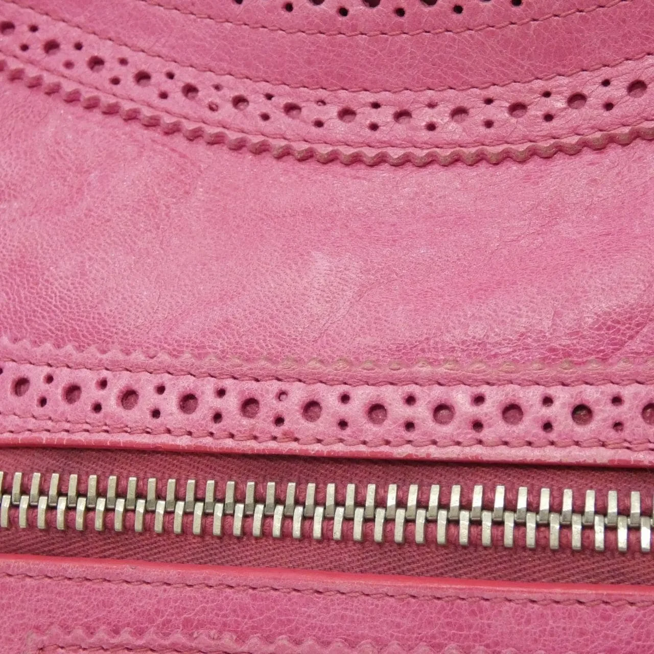 BALENCIAGA Le City 204529 D94J2 Handbag Leather 黑色 皮革 中古品B - 縮圖 7