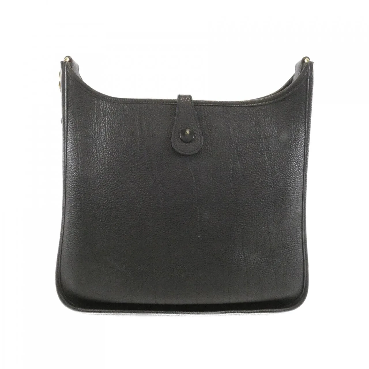 HERMES Evelyne Shoulder Togo Black Togo Leather Rank B - Thumbnail 2