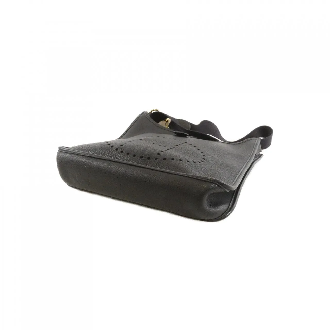 HERMES Evelyne Shoulder Togo Black Togo Leather Rank B - Thumbnail 3