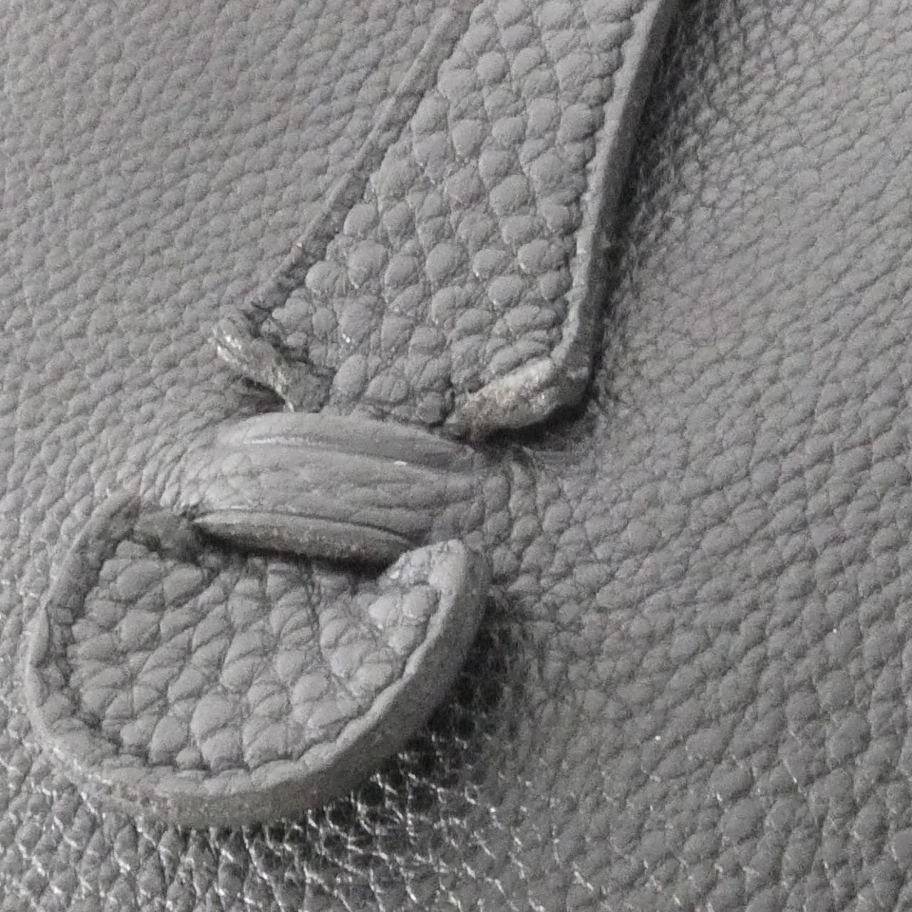 HERMES Evelyne Shoulder Togo Black Togo Leather Rank B - Thumbnail 6