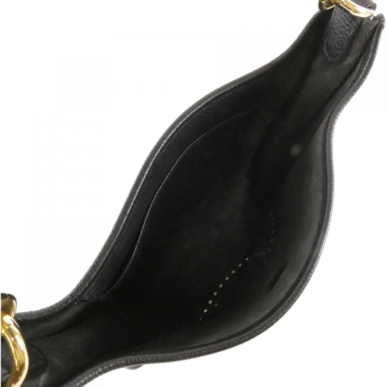 HERMES Evelyne Shoulder Togo Black Togo Leather Rank B - Thumbnail 9