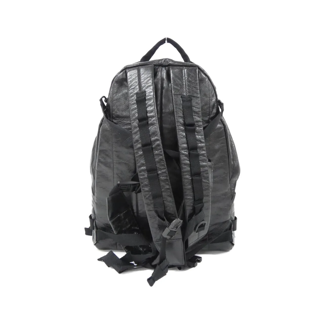 BALENCIAGA 644033 1VGJ7 Backpack Leather 黑色 皮革 中古品A - 縮圖 2