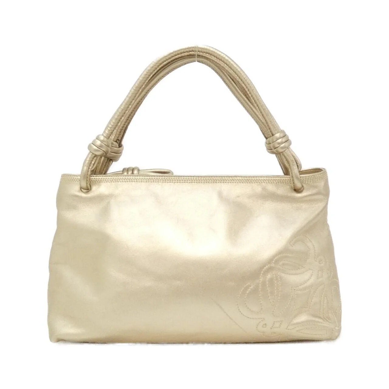LOEWE Handbag Leather Gold