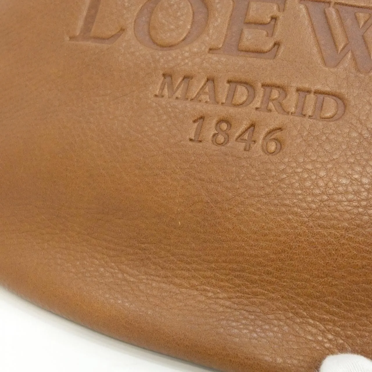 LOEWE Shoulder Leather 棕色 皮革 中古品A - 縮圖 4
