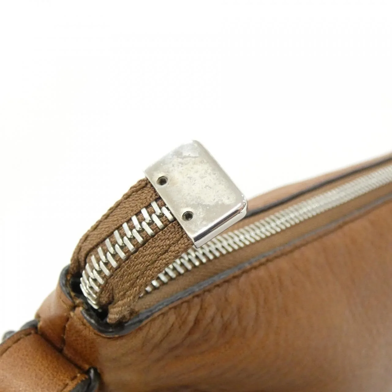 LOEWE Shoulder Leather 棕色 皮革 中古品A - 縮圖 8