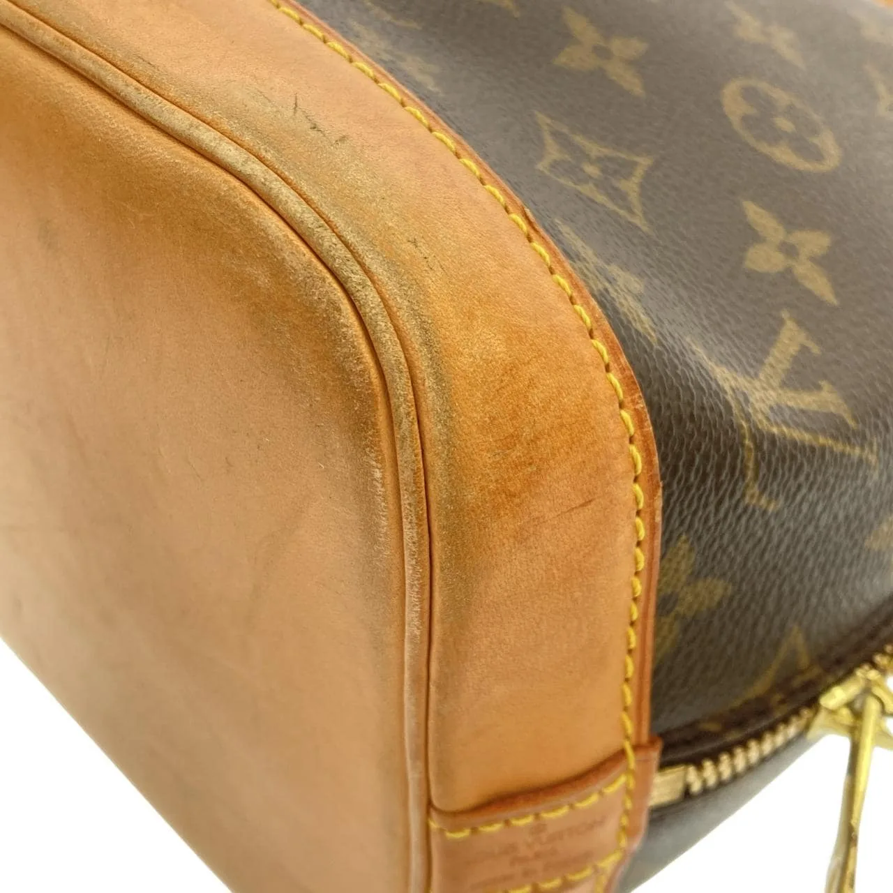 LOUIS VUITTON Alma M51130 Handbag Monogram Black Monogram Rank B - Thumbnail 2