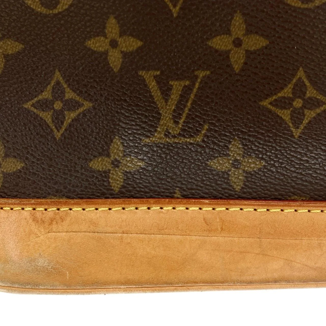 LOUIS VUITTON Alma M51130 Handbag Monogram Black Monogram Rank B - Thumbnail 5