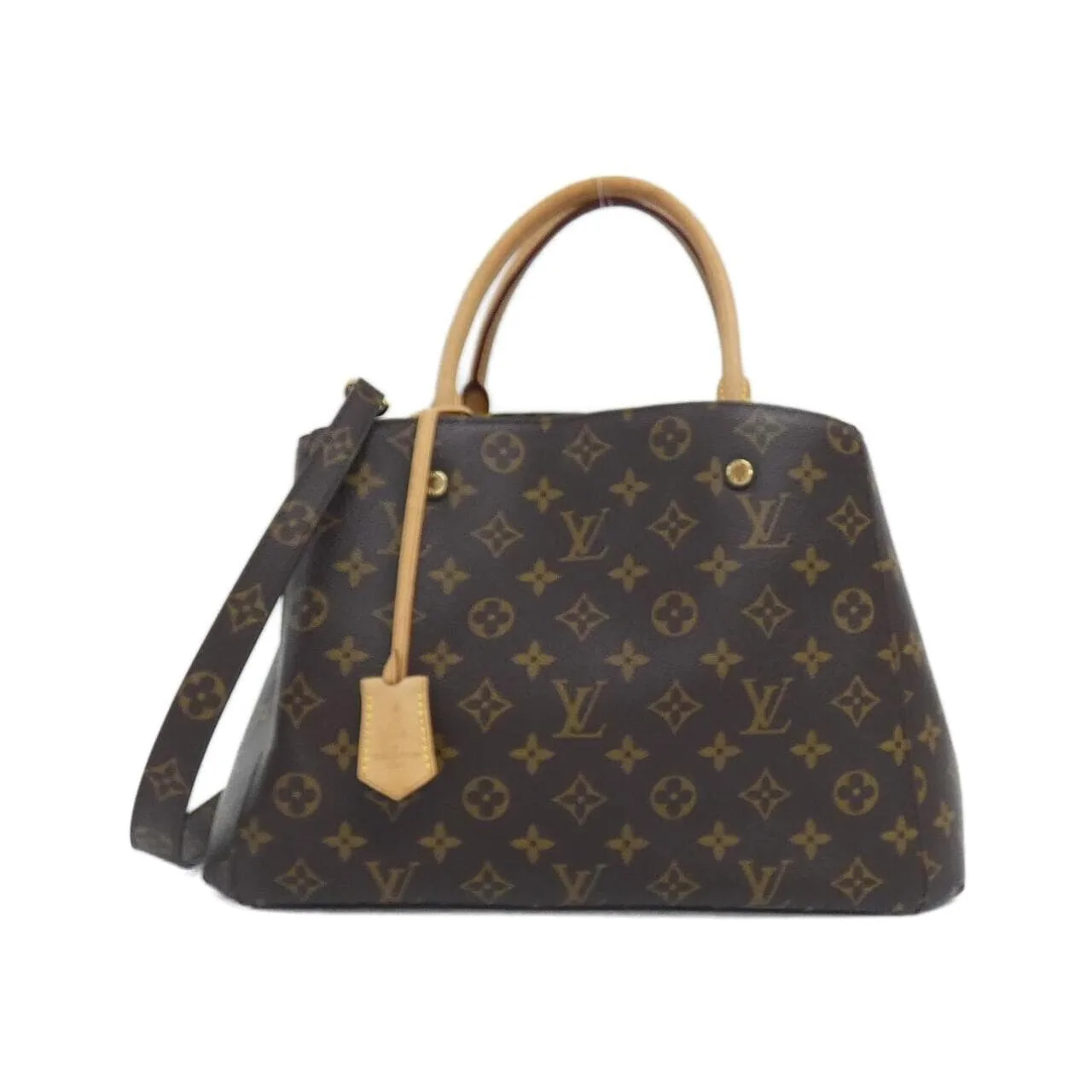 LOUIS VUITTON M41056 Handbag Monogram Black