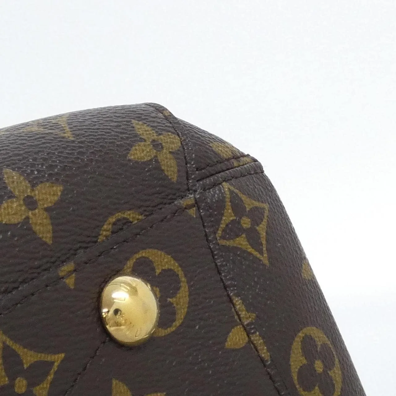LOUIS VUITTON Montaigne M41056 Handbag Monogram 黑色 Monogram 中古品A - 縮圖 2
