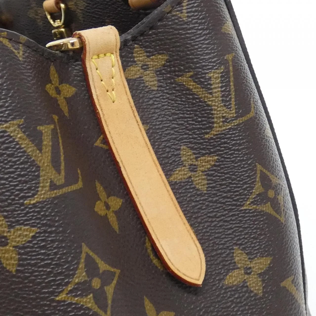 LOUIS VUITTON Montaigne M41056 Handbag Monogram 黑色 Monogram 中古品A - 縮圖 3