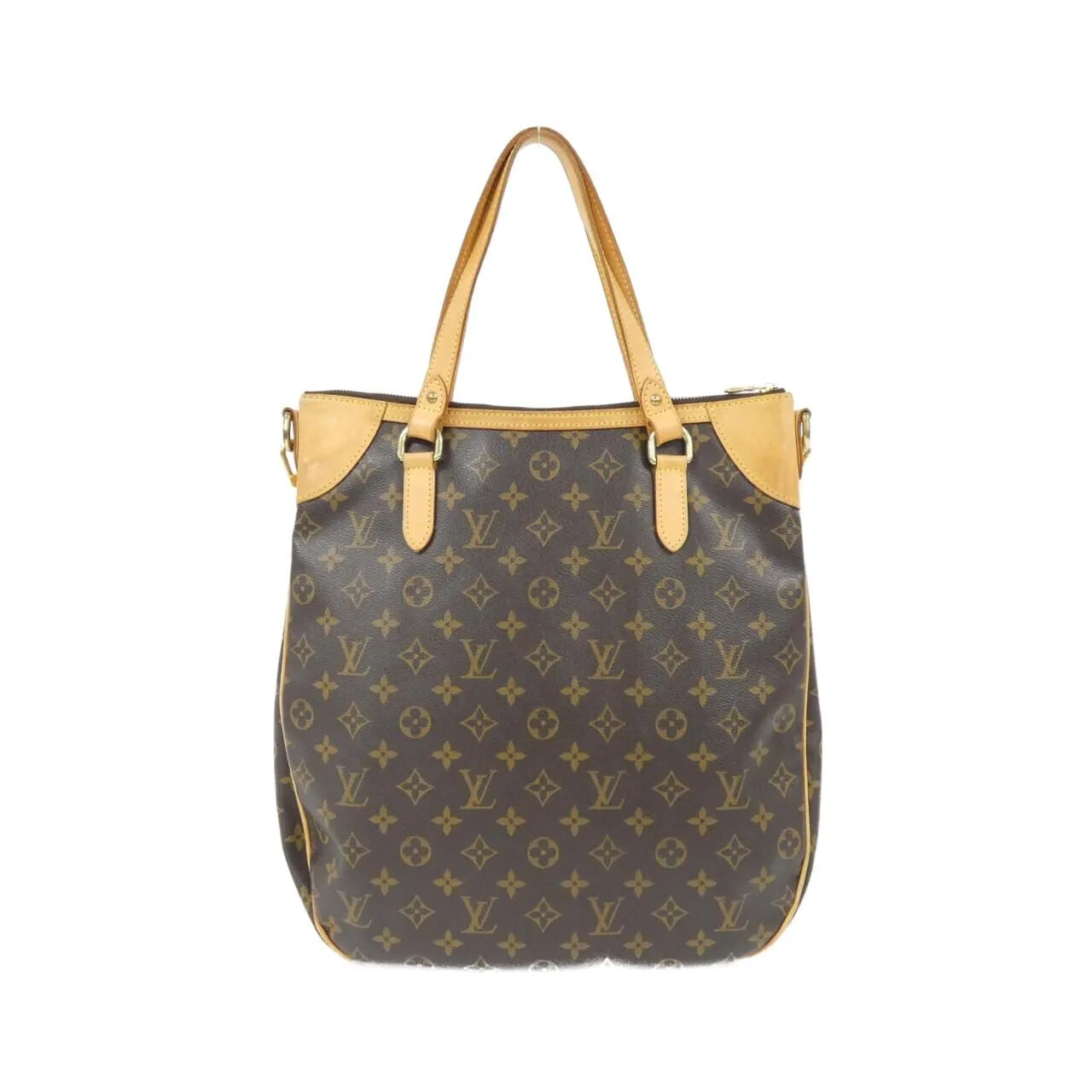 LOUIS VUITTON Odéon M56388 Handbag Monogram 黑色 Monogram 中古品B - 縮圖 2