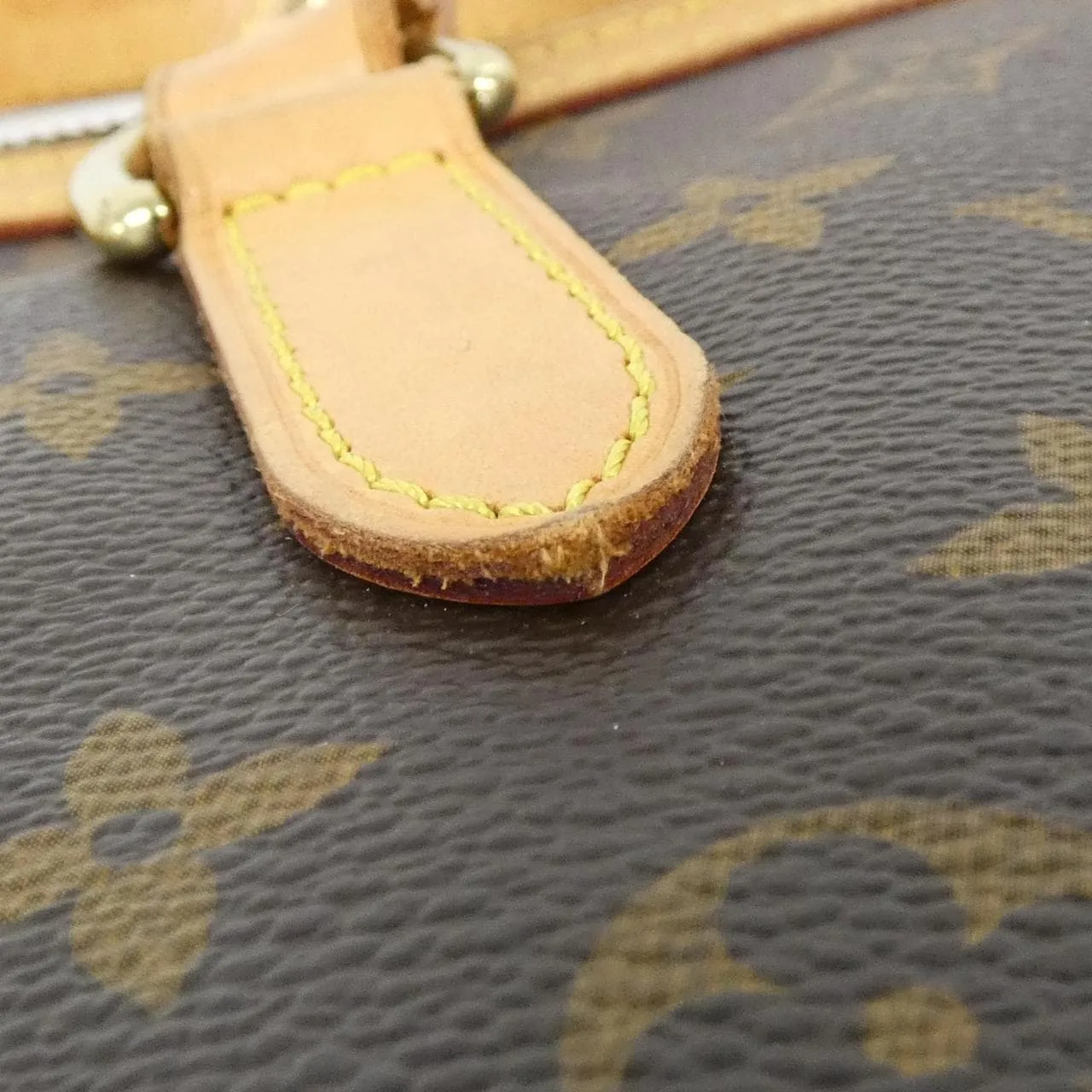 LOUIS VUITTON Odéon M56388 Handbag Monogram 黑色 Monogram 中古品B - 縮圖 6